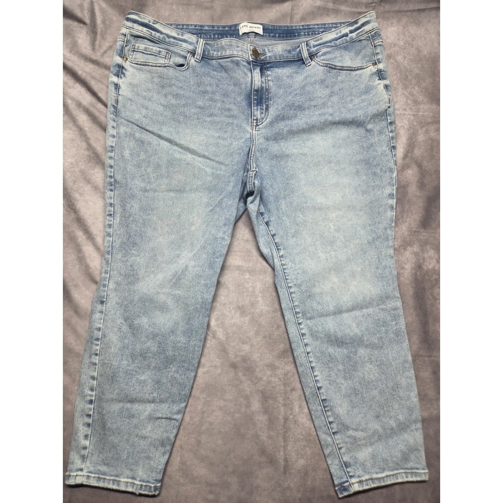 Lane Bryant High-Rise Curvy Skinny Jeans Women's 26P Medium Wash‎ Stretch Denim